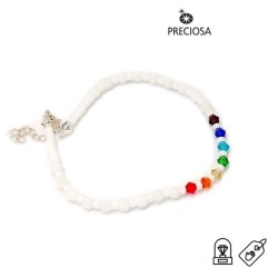 AG Stříbrný náramek Chakra