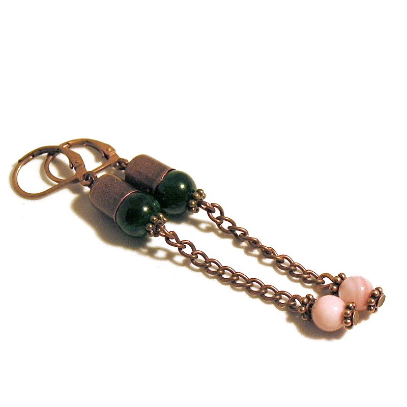 Náušnice Cyra - Aventurín