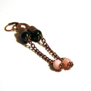 Náušnice Cyra - Aventurín