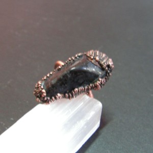 Prsten - Natur Copper Black