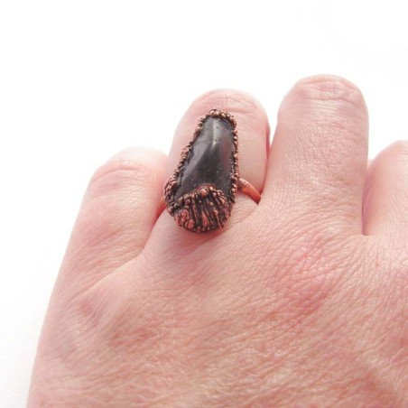 Prsten - Natur Copper Black