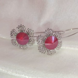 Flowerin - Kendy ( Swarovski, Rhodiováno )