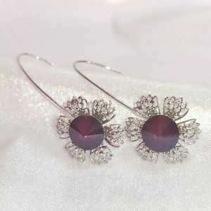 Flowerin - Cemin ( Swarovski, Rhodiováno )