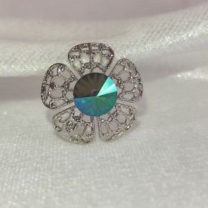 Flowerin - Manet ( Swarovski, Rhodiováno )