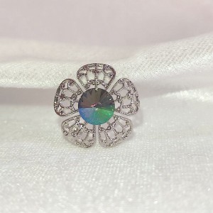 Flowerin - Manet ( Swarovski, Rhodiováno )