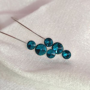 Flerino - Emerald ( Swarovski, Rhodiováno )