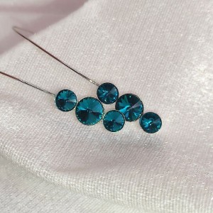 Flerino - Emerald ( Swarovski, Rhodiováno )