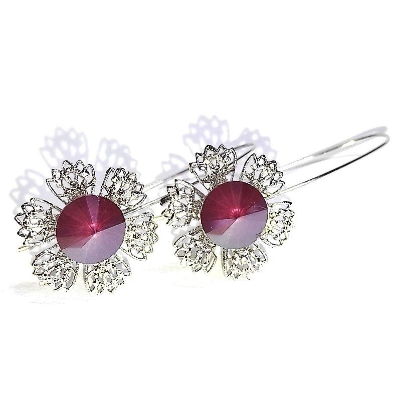 Flowerin - Cemin ( Swarovski, Rhodiováno )