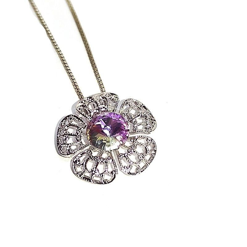 Flowerin - Rossie ( Swarovski, Rhodiováno )