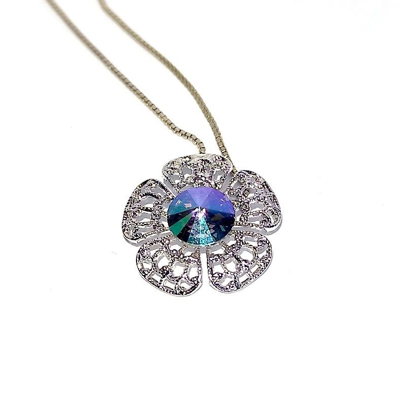 Flowerin - Manet ( Swarovski, Rhodiováno )