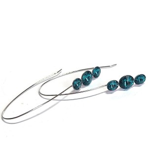 Flerino - Emerald ( Swarovski, Rhodiováno )