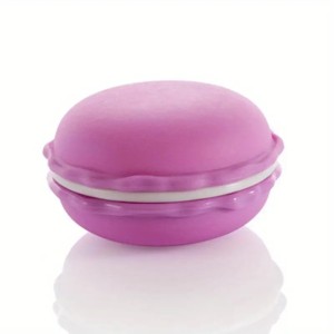 Krabička - makronka - fialová