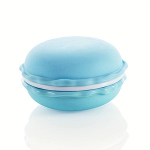 Krabička - makronka - modrá